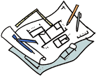 設計図のイラスト